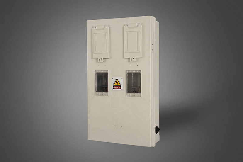 Double Consumers Electrical Meter Box